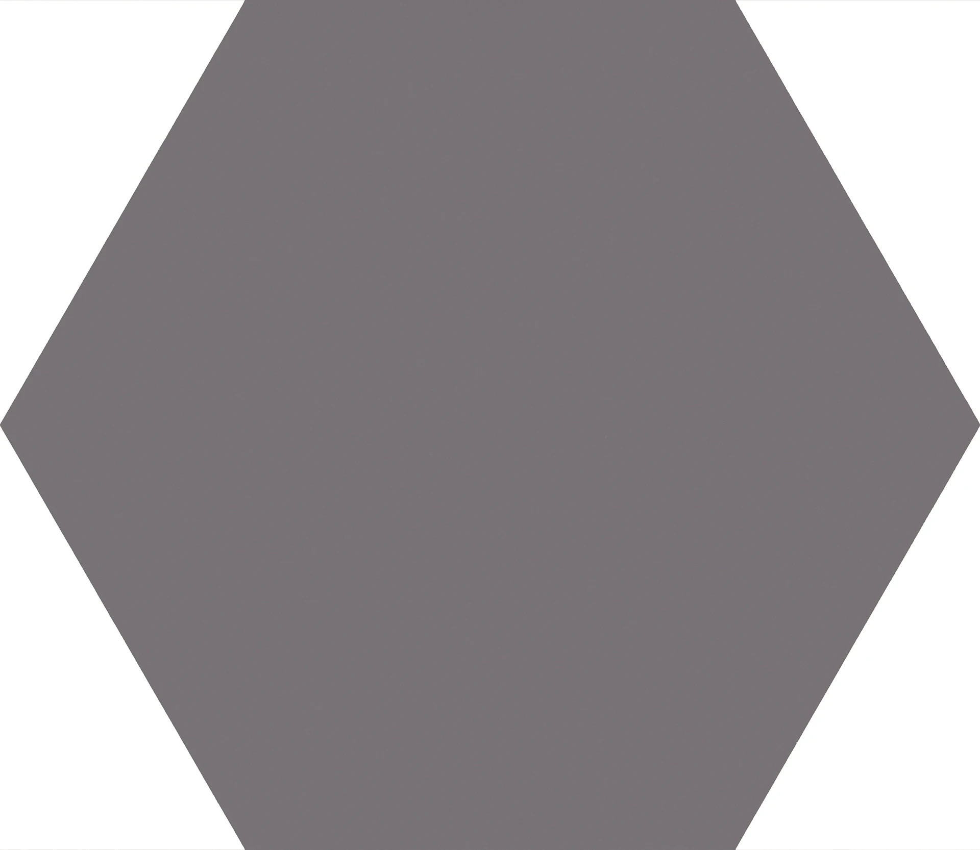 Girard Antracite Hexagon 21x18.2cm